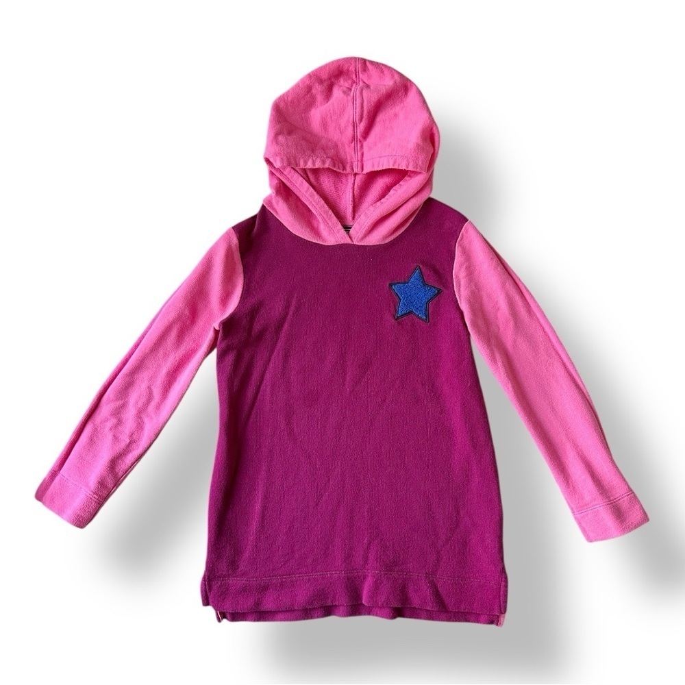 Lands’ End | Color Block Hoodie (S) 💙